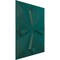 Ekena Millwork 19 5/8in. W x 19 5/8in. H Nikki EnduraWall Decorative 3D Wall Panel Covers 2.67 Sq. Ft. WP20X20NKGLN - alternate 6